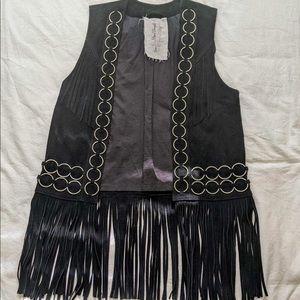 Free People Fringe Vest